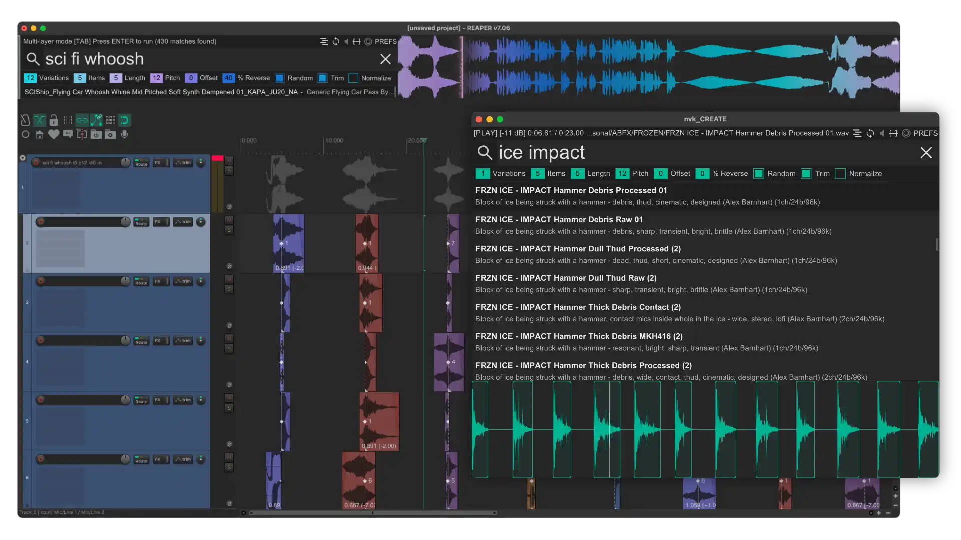 nvk_CREATE - Instant Sound Creation in Reaper